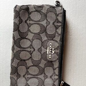 COACH black white and grey wristlet PROJECT PIECE